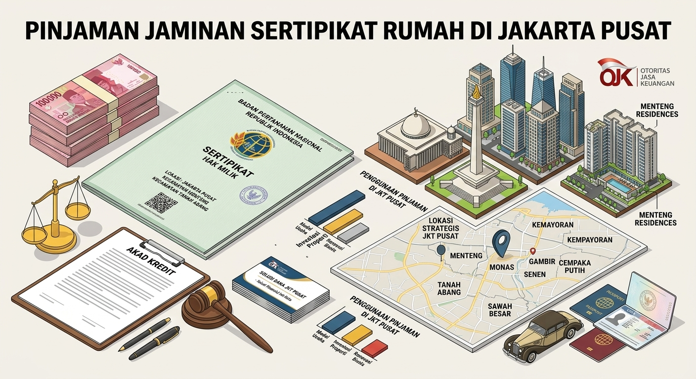 Pinjaman Jaminan Sertipikat Rumah di Jakarta Pusat: Solusi Dana Cepat dan Aman